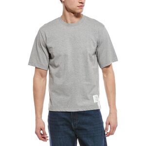 Thom Browne Mens  Oversized T-Shirt, Grey